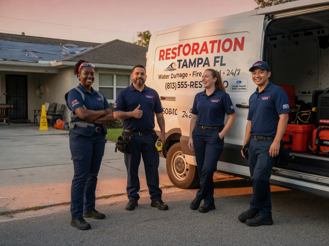 Water Damage Restoration company in Bluffs, IL