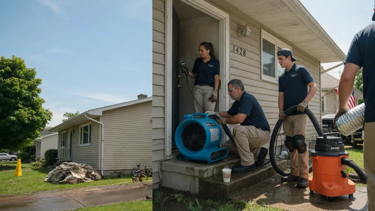 Water Damage Restoration in Bluffs, IL near me